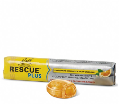 Flores bach rescue plus caramelos 42 gr